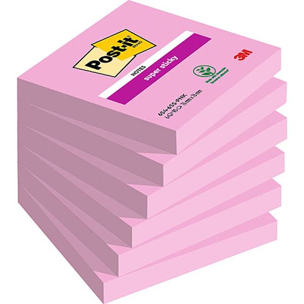 Karteczki samoprzylepne POST-IT® Super Sticky (654