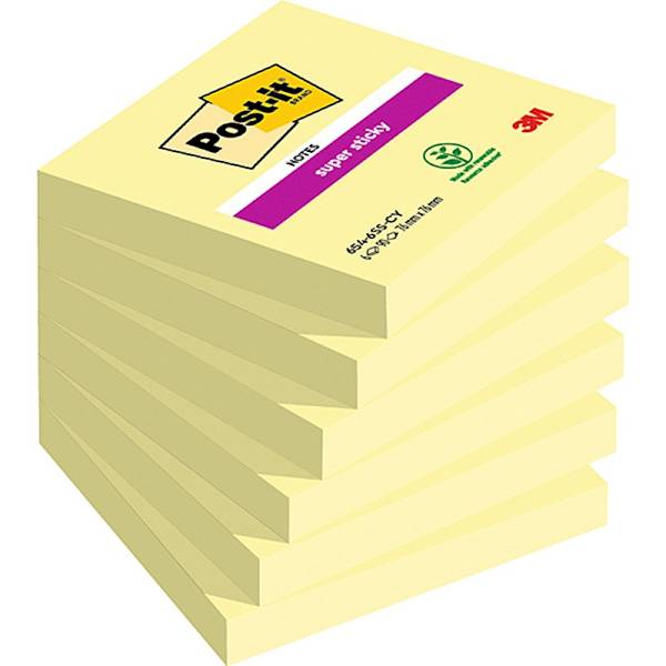 Karteczki samoprzylepne POST-IT® Super Sticky (654