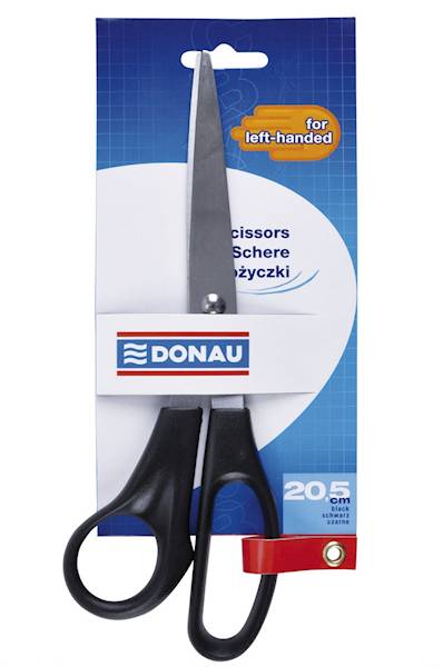 Nożyczki biurowe DONAU dla leworęcznych, klasyczne