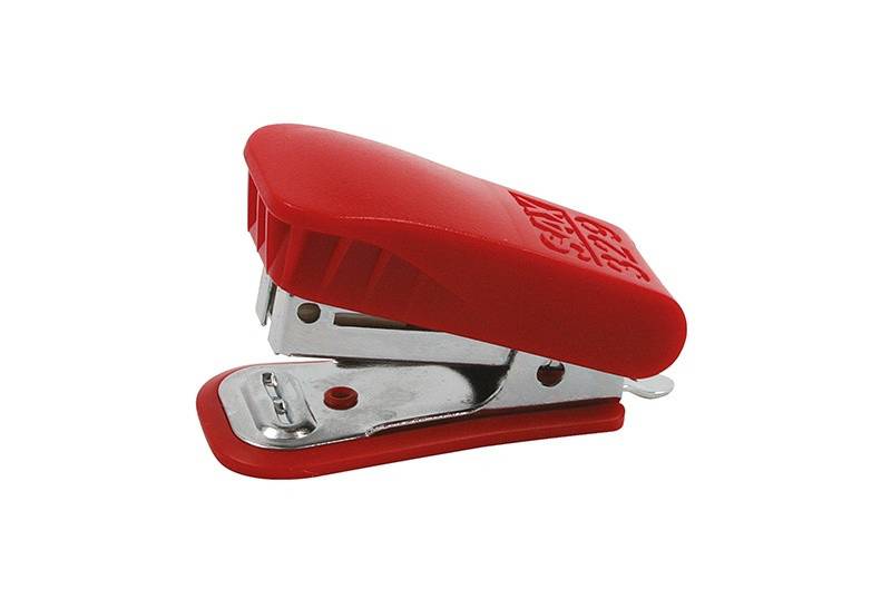 Zszywacz SAX329, zszywa do 20 kartek, czerwony, zs