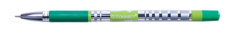 Długopis żelowo-fluidowy Q-CONNECT 0,5mm, zielony