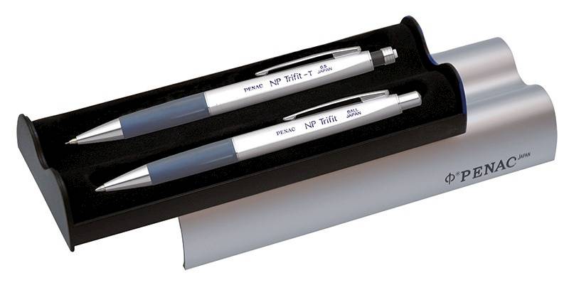 Zestaw długopis+ołówek PENAC Np Trifit Silver 1,0m