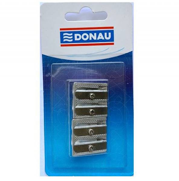 Temperówka DONAU, aluminiowa, podwójna, blister -