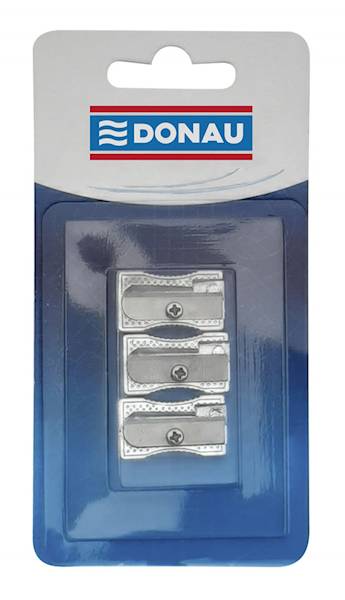 Temperówka DONAU, aluminiowa, pojedyncza, blister