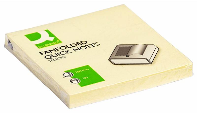 Bloczek samop. Q-CONNECT, typu Z, 76x76mm, 1x100 k