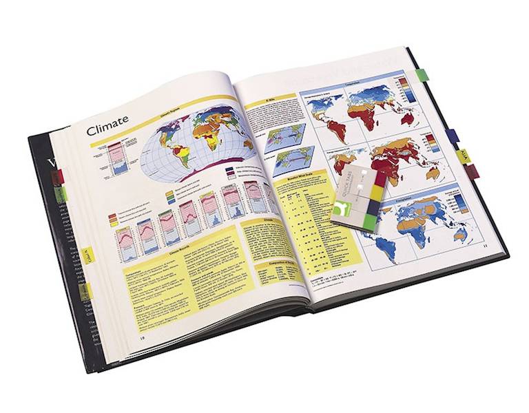 Zakładki indeksujące Q-CONNECT, PP, 25x45mm, 4x40