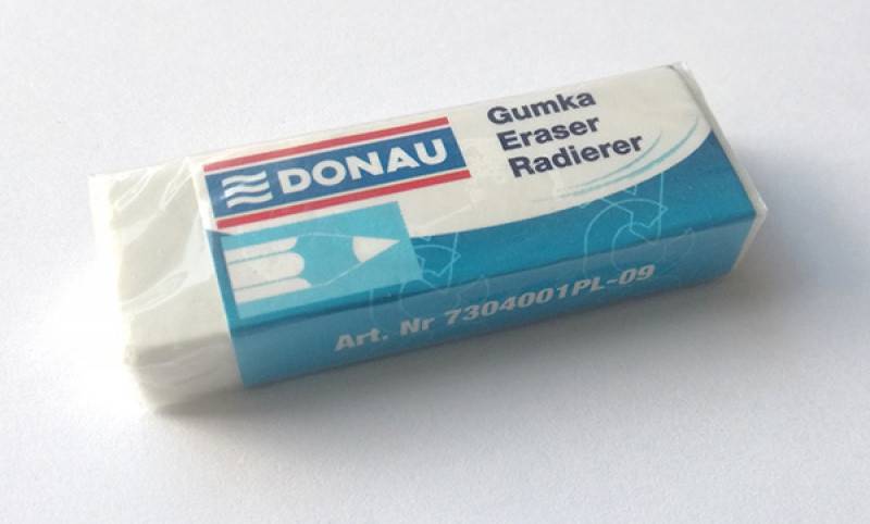 Gumka uniwersalna DONAU, 62x21x11mm, blister - 2sz