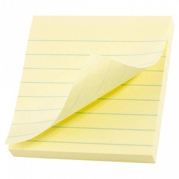 Karteczki samoprzylepne POST-IT® w linie (675-YL),