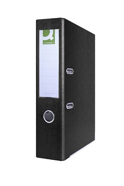 Segregator Q-CONNECT Hero z szyną, PP, A4/75mm, cz