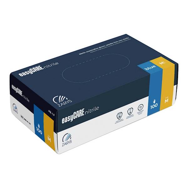 C RĘKAWICE NITRYLOWE 100 XL NIEBIESKIE