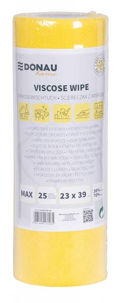 C ŚCIERKA DONAU ROLKA MAX ŻÓŁTA 25 LISTKÓW 23X39