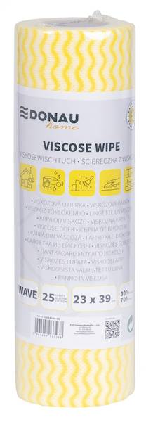 C ŚCIERKA DONAU ROLKA FALA ŻÓŁTA 25 LISTKÓW 23X39