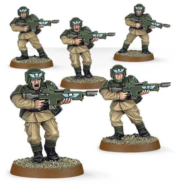 EASY TO BUILD ASTRA MILITARUM CADIANS