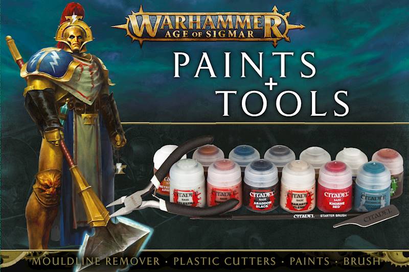 Age Of Sigmar PAINTS+TOOLS  ENG/SPA/PORT/LATV/ROM