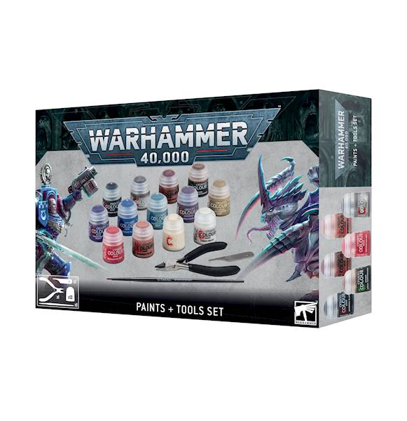 Warhammer 40000 Paints and Tools Set +