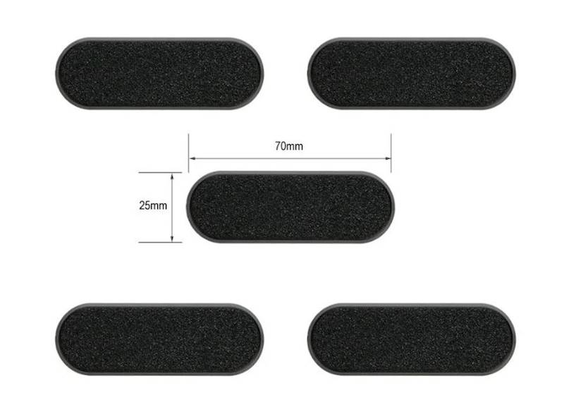 Citadel 70x25mm Oval Bases