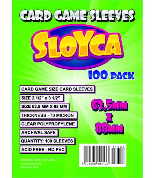 SLOYCA Koszulki CCG 63,5x88mm (WHU) 100 szt.