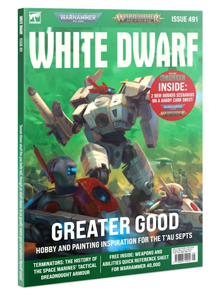 Miesięcznik Whitew Dwarf Numer 491 (sierpień 2023)