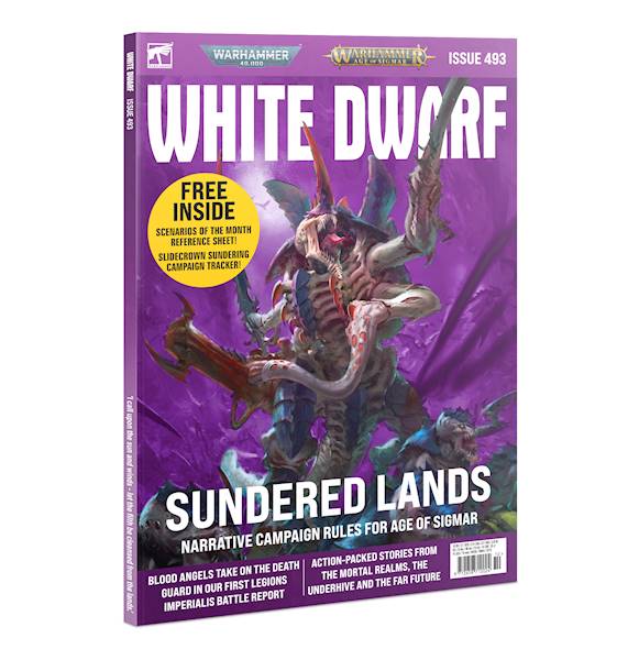 Miesięcznik White Dwarf Numer 493 (październik 2023) 