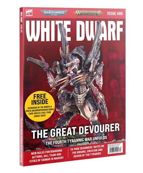 Miesięcznik WHITE DWARF Nr 495 (Grudzień 2023)