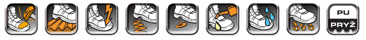PÓŁBUTY SKÓRZANE VM FOOTWEAR ANDORRA S3 HRO SRC 42
