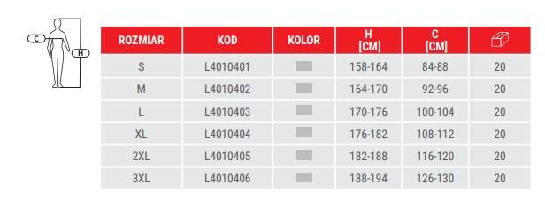BLUZA Z KAPTUREM LAHTI PRO L40104 SZARA M