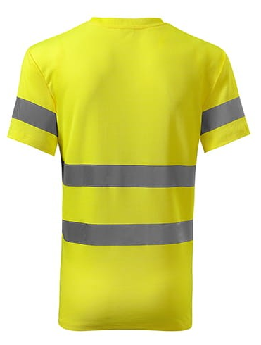 KOSZULKA OSTRZEGAWCZA RIMECK HV PROTECT 1V9 FLUORESCENCYJNA ŻÓŁTA L