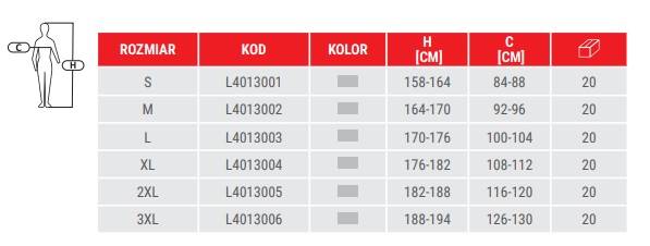 BLUZA Z KAPTUREM LAHTI PRO L40131 CZARNA S