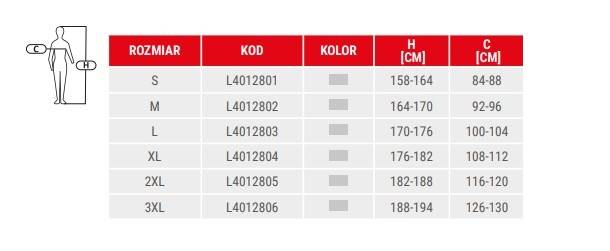 BLUZA ROBOCZA LAHTI PRO L40128 SZARA XL