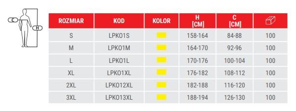 KAMIZELKA OSTRZEGAWCZA LAHTI PRO LPKO1 ŻÓŁTA L