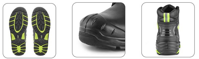 TRZEWIKI ROBOCZE CXS UNIVERSE SOLID S3 CZARNO ZIELONE 46