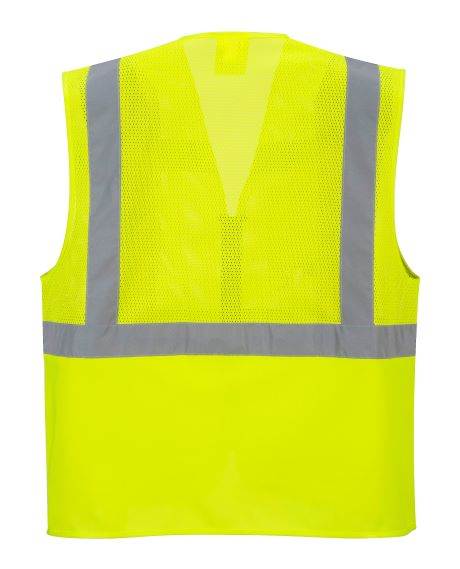 KAMIZELKA OSTRZEGAWCZA PORTWEST MADRID C496 ŻÓŁTA S