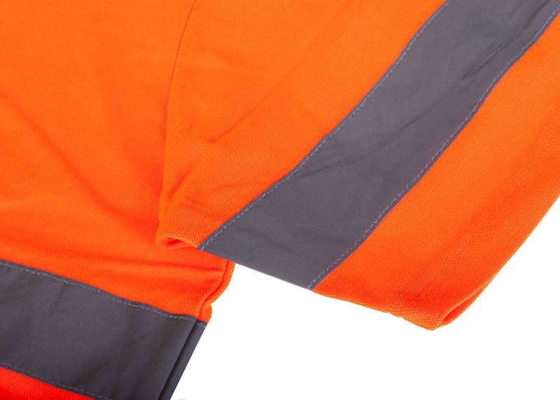 KOSZULKA OSTRZEGAWCZA RIMECK HV PROTECT 1V9 FLUORESCENCYJNA POMARAŃCZOWA 2XL