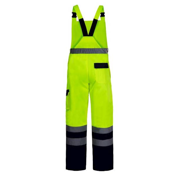 SPODNIE OSTRZEGAWCZE OGRODNICZKI LAHTI PRO L41105 ŻÓŁTE XL