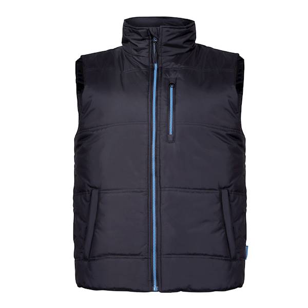 BEZRĘKAWNIK OCIEPLANY LAHTI PRO L41308 CZARNO NIEBIESKI 3XL