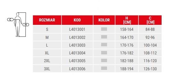 BLUZA Z KAPTUREM LAHTI PRO L40130 SZARA 2XL