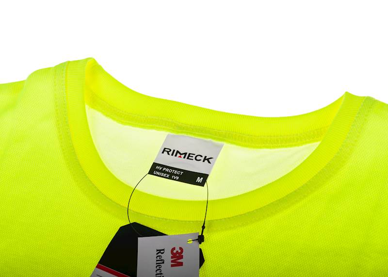 KOSZULKA OSTRZEGAWCZA RIMECK HV PROTECT 1V9 FLUORESCENCYJNA ŻÓŁTA XL