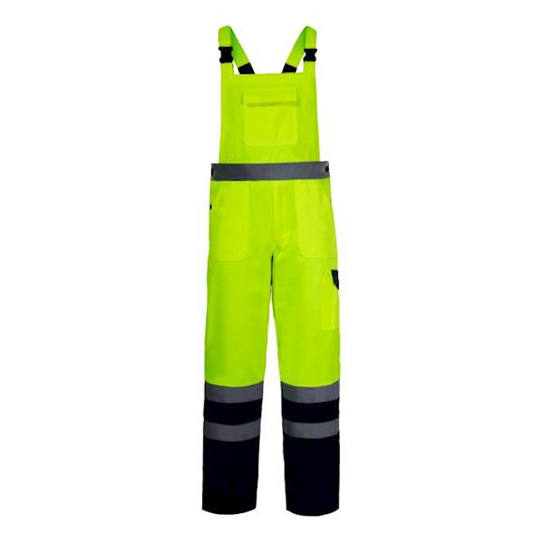 SPODNIE OSTRZEGAWCZE OGRODNICZKI LAHTI PRO L41105 ŻÓŁTE 2XL