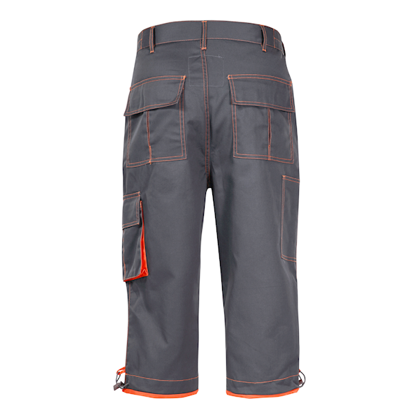 KRÓTKIE SPODENKI RYBACZKI LAHTI PRO L17140 ALLTON SZARO POMARAŃCZOWE XL