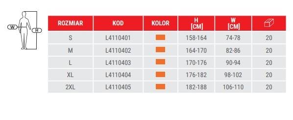 SPODNIE OSTRZEGAWCZE OGRODNICZKI LAHTI PRO L41105 ŻÓŁTE XL