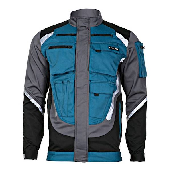 BLUZA ROBOCZA LAHTI PRO L40403 CZARNO SZARO TURKUSOWA XL