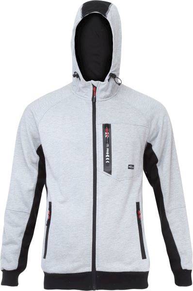 BLUZA Z KAPTUREM ROZPINANA LAHTI PRO L40126 SZARO-CZARNA 2XL