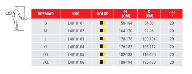 BLUZA POLAROWA LAHTI PRO LPBP2 GRANATOWO-CZARNA 3XL