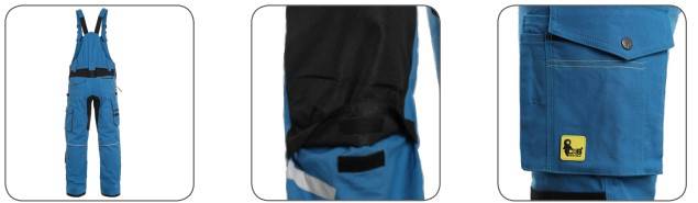 SPODNIE ROBOCZE OGRODNICZKI CXS STRETCH NIEBIESKO-CZARNE 46