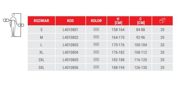 BLUZA Z KAPTUREM ROZPINANA LAHTI PRO L40108 SZARA 2XL