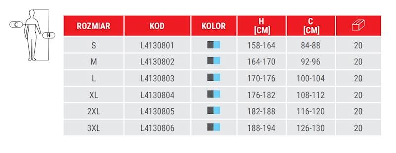 BEZRĘKAWNIK OCIEPLANY LAHTI PRO L41315 CZERWONO CZARNY M