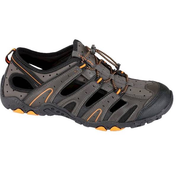 SANDAŁY TREKKINGOWE LAHTI PRO L30610 SZARO CZARNO POMARAŃCZOWE 45