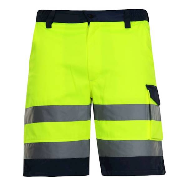 KRÓTKIE SPODENKI OSTRZEGAWCZE LAHTI PRO L40701 ŻÓŁTE M