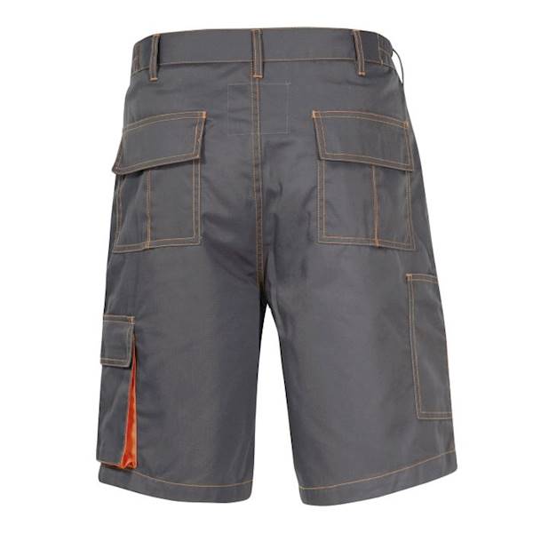 KRÓTKIE SPODENKI LAHTI PRO LPAS1 ALLTON SZARO POMARAŃCZOWE 2XL