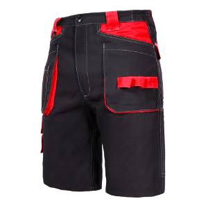 SPODENKI ROBOCZE LAHTI PRO L40704 CZARNO CZERWONE XL